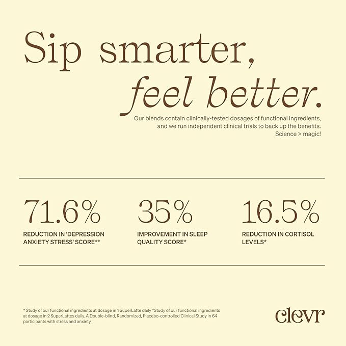 Clevr Blends Pistachio Matcha SuperLatte, Organic Ceremonial Grade, Instant Superfood Powder Blend with Lions Mane, Reishi Mushroom, Coconut Cream, Oat Milk, Ashwagandha, Serve Hot or Iced (14 Lattes)