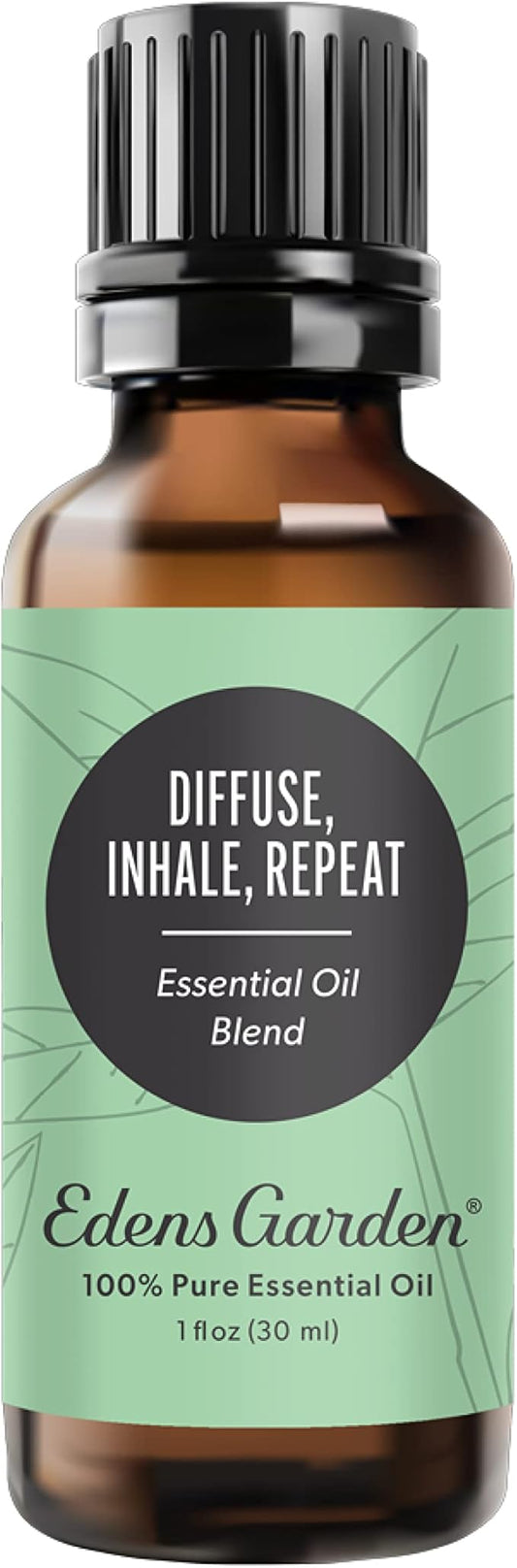 Edens Garden Diffuse, Inhale, Repeat Essential Oil Blend- 100% Pure Premium Grade, Undiluted, Natural, Therapeutic, Aromatherapy, The Best for Candle, Laundry, Humidifiers 30 ml (1 fl oz)