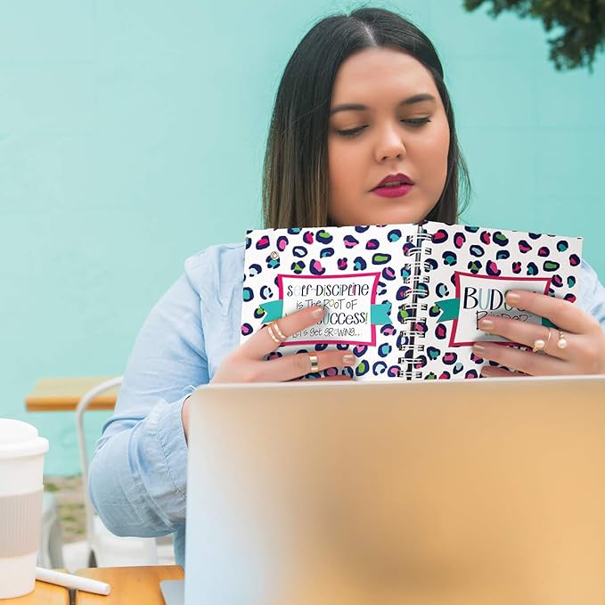 12-Month Budget Planner Bill Tracker Organizer w/Calendar & Pockets for Financial Management 354 Stickers | Budget Binder™