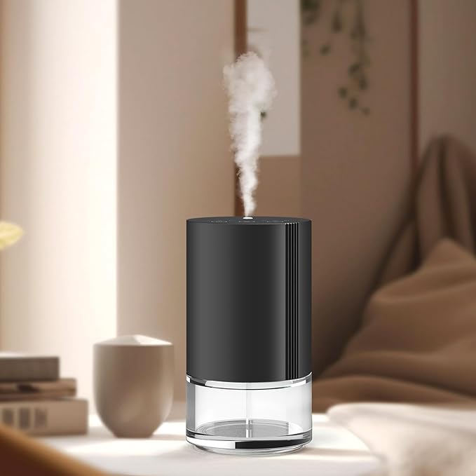 100ML Essential Oil Diffuser, Cool Mist Humidifier & Aromatherapy Diffuser, Ultrasonic Quiet Operation, Auto Shut-Off Timer, Compact Design for Bedroom, Home, or Office