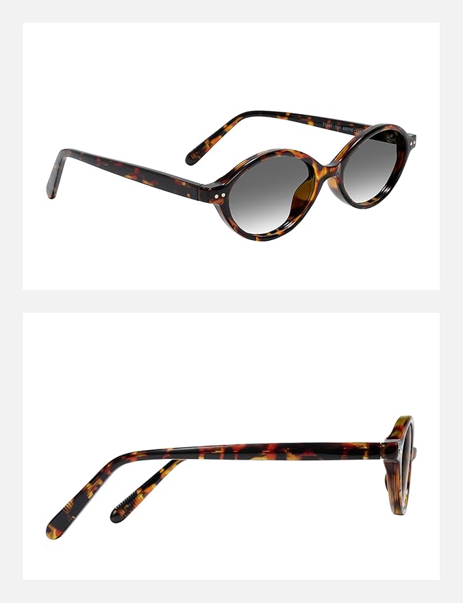 TIJN Olisa Blue Light Blocking Glasses for Women Men,Oval Glasses Frame Bluelight Glasses for Gaming/Computer/Screen