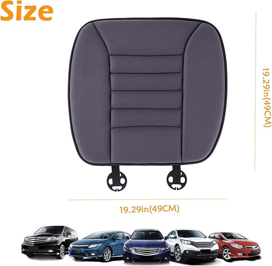 Big Ant Car Seat Cushion Pad Memory Foam Seat Cushion,Pain Relief Memory Foam Cushion Comfort Seat Protector for Car Office Home Use,Gray