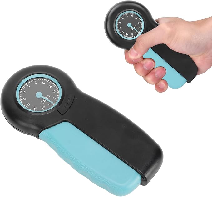 Hand Strengthener Grip Tester, Lightweight Portable ABS Hand Dynamometer for Measuring Grip Strength for Finger Trainer Wrist Strengthening Device Home Exercise