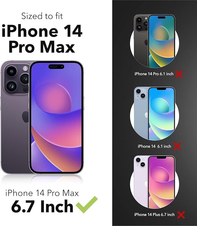 ZAGG XTR2 Screen Protector for iPhone 14 Pro Max - Glass, Dynamic Island Compatible, with New Anti-reflective Technology, Anti-dust installation, InvisibleShield, Ultra Strong Hexiom Impact Technology