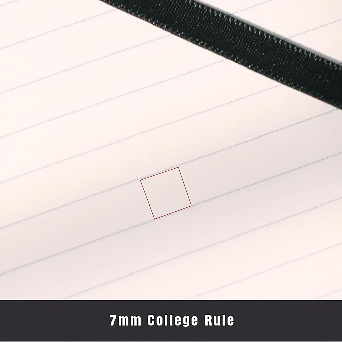 TIEFOSSI Lined Journal Notebook for Women Men, Leather Journal with Pen, A5 Evil Eye Hardcover Notebook for Work, Journaling, Travel & School, 100 GSM Thick Paper, 320 Numbered Pages, 6.2 x 8.3 in