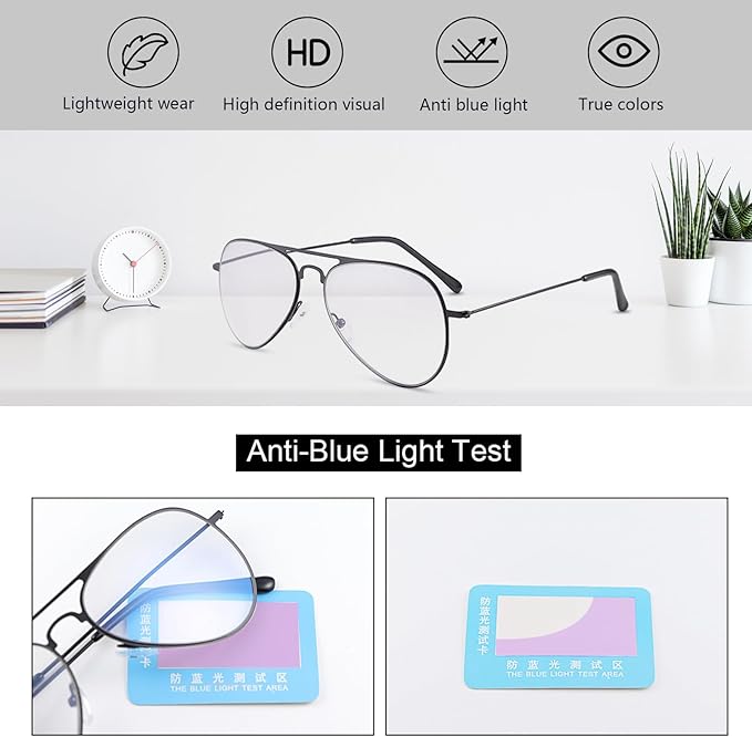 YIMI Photochromic Blue Light Blocking Glasses UV400 Sunglasses Anti Eyestrain Computer Gaming Blue Light Screen Blocker Glasses Clear Lens Anti Glare Eye Protection Eyewear for Men Women