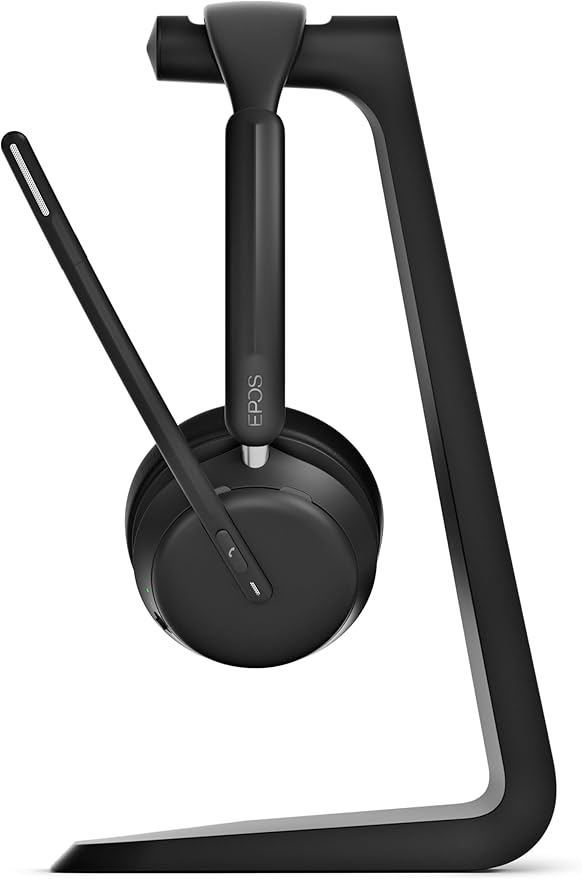 EPOS Impact 1061 Advanced Wireless Headset for PC with Noise-Canceling Mic, AI Voice Clarity, Super Wideband Audio, BrainAdapt Comfort, Durable for Office & Business Professionals