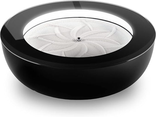 Homedics Drift Sandscape, Perpetual Motion Machine, Zen Garden, Meditation Accessories, Decorative Sandscape, Bluetooth, iOS, Android, by Homedics (21 Inch (Large), Black)