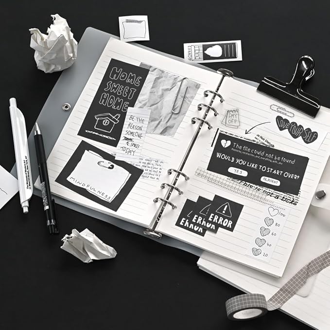 [Monolike] Little Doodle Sticker Pack (102Pcs)_(Variety Pack, Journal, Scrapbook, Waterproof, Fancy Sticker)