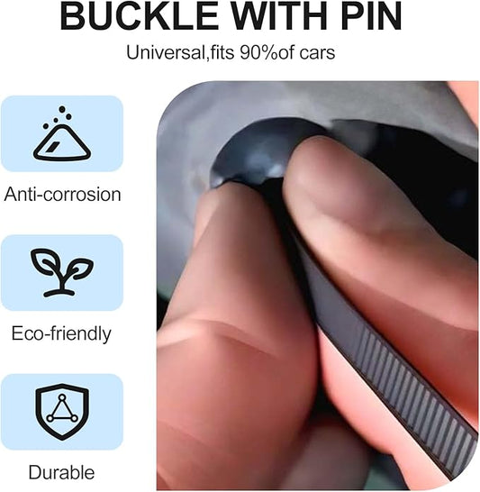 Nylon Universal Cable Tie Buckle,New Multifunctional Cable Tie Buckle for Car Daily Repair,Heavy Duty Self-Locking Nylon Zip Ties Holder,UV Resistant Zipties for Car Daily Auto Fixing (100pcs)