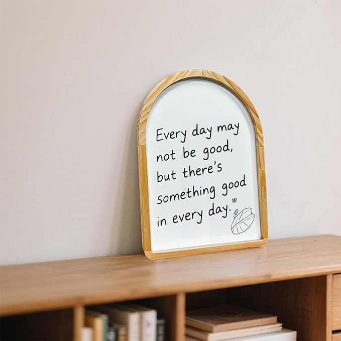 Curved Whiteboard, Dry Erase Board, Holiday Gift, Pine Frame, Wall Mounted, with Four Magnets and Writing Pens, Easy to Erase, Writing Board, Home, School