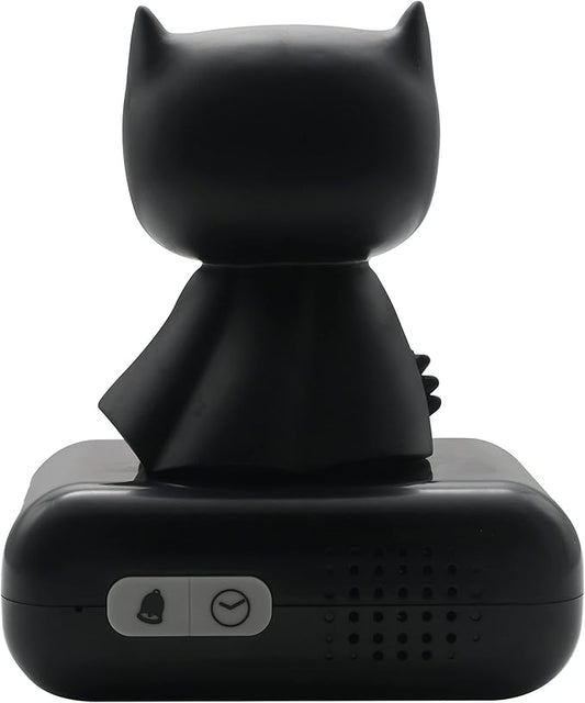 LEXiBOOK - Batman Digital Alarm Clock for Kids with Night Light Snooze, Childrens Clock, Luminous Batman, Black Colour - RL800BAT