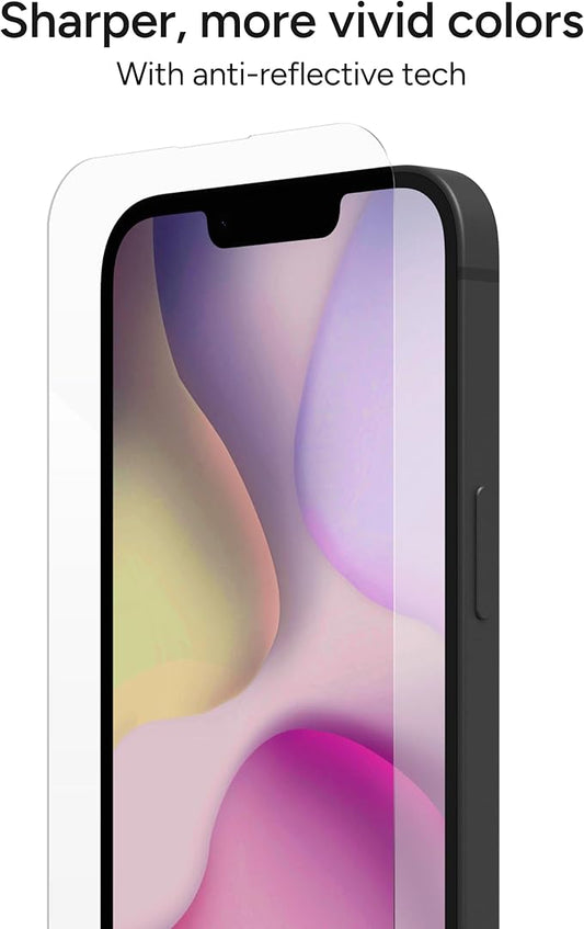 ZAGG XTR4 Screen Protector for iPhone 16e/ 14/ 13/ 13 Pro - 11x Stronger Tempered Glass, Blue Light Filtration, Anti-Reflective Technology, Graphene Reinforced, InvisibleShield, Easy Dust-Free Installation