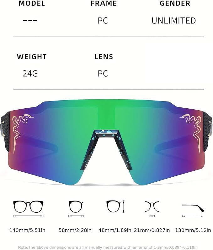 1/2/3 pcs Youth Baseball Glasses Boys Girls UV400 Kids Teen Sunglasses Child Young Men Women Football Eyewear