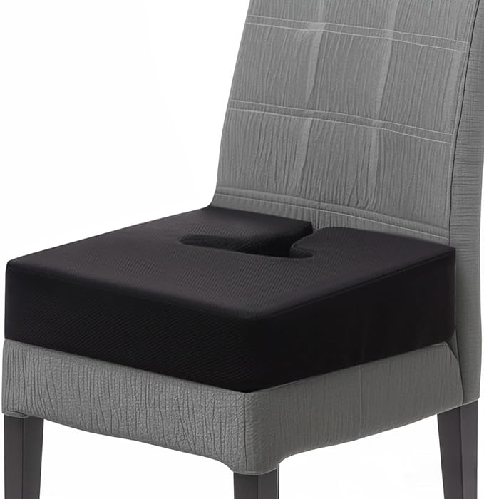 Extra Thick Office Chair seat Cushion, Back and Hip Pads, Non-Slip seat Cushion for Long Hours in wheelchairs/Cars and Dining Chairs.