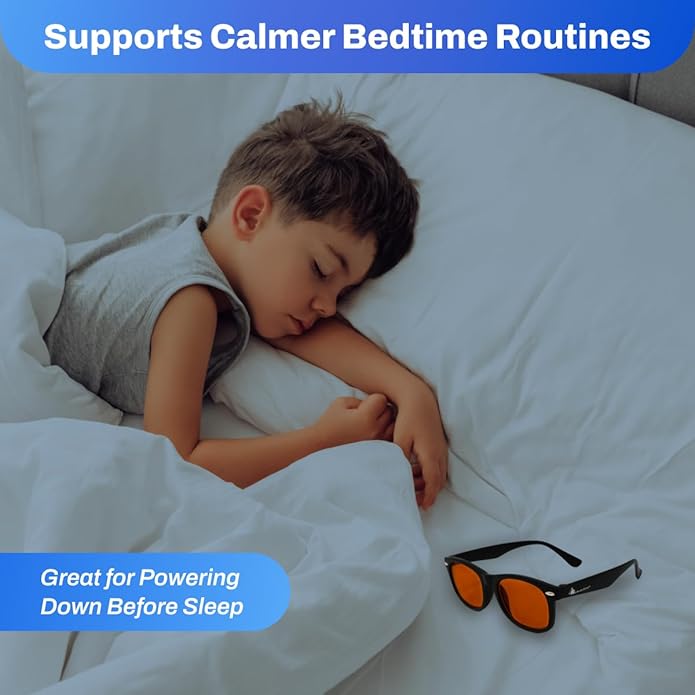 DefenderShield Kids Blue Light Blocking Glasses for Computer, Mobile, Video Games, Gaming