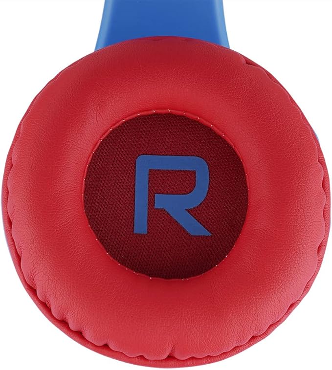 PowerLocus Bluetooth Headphones for Kids, Wireless Foldable Headphones Over Ear, Headphone with Microphone, 85DB Volume Limit, Wireless and Wired Headset with Micro SD, FM for Cellphones, Tablets, PC