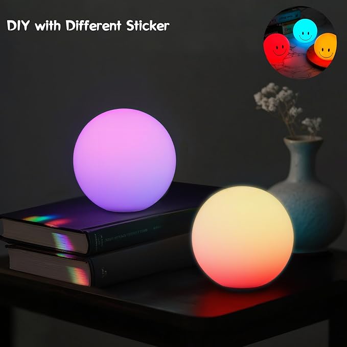 BLUEYE Rechargeable Fortune Telling Ball,4-7-8 Breathing Lamp,Meditation Accessories,Remote Control Night Light,Girl Boy Toys for Age 5 6 7 8 9 10 Year Old,Christmas Stocking Stuffers Gift for Kids