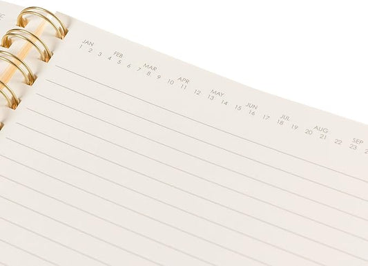 Graphique Apollo Vegan Leather Journal, Spiral Notebook for Writing, 192 Lined Pages, 8” x 10”