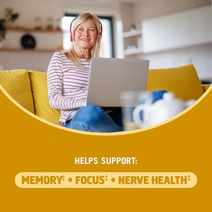 OM MUSHROOM SUPERFOOD Lion's Mane Mushroom Capsules Superfood Supplement, 90 Count, 30 Day Supply, Fruit Body and Mycelium Nootropic for Memory, Focus, Nerve Health and Immune Support