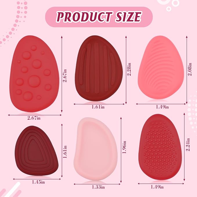 Fidget Toys Sensory Stones for Kids and Adults,6 PCS Texture Worry Stone for Anxiety Autism Teen Calm Down & ADHD Stress Relief,Quiet Fidgets for Classroom Small Prizes Gifts for Travel Toy