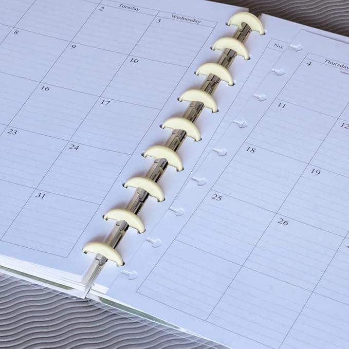 2026 Weekly Planner Refills for Happy Planner Classic Notebook - 9 Discs Punched, Two Pages Per Week, Jan 2026 to Dec 2026, 7" x 9-1/4"