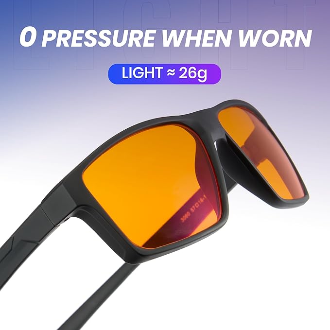 Cyxus Gaming Glasses for Men Women Blue Light Glasses for Computer Screen Reduce Eye Strain Sleep Better 8303