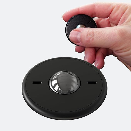 ONO Scroller- Handheld Fidget Toy for Adults | Help Relieve Stress, Anxiety, Tension | Promotes Focus, Clarity | Compact, Portable Design (Black - Aluminum)