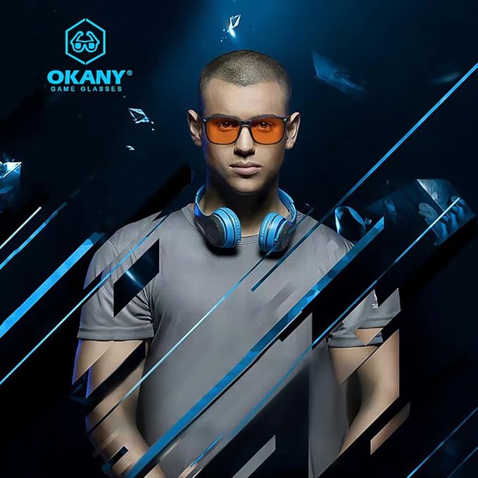 Okany Blue Light Blocking Glasses Gaming Computer Glasses Powerful Professional Screen Filter