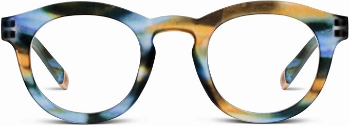 Peepers by PeeperSpecs Oprah's Favorite Women's Round Stardust Blue Light Blocking Reading Glasses