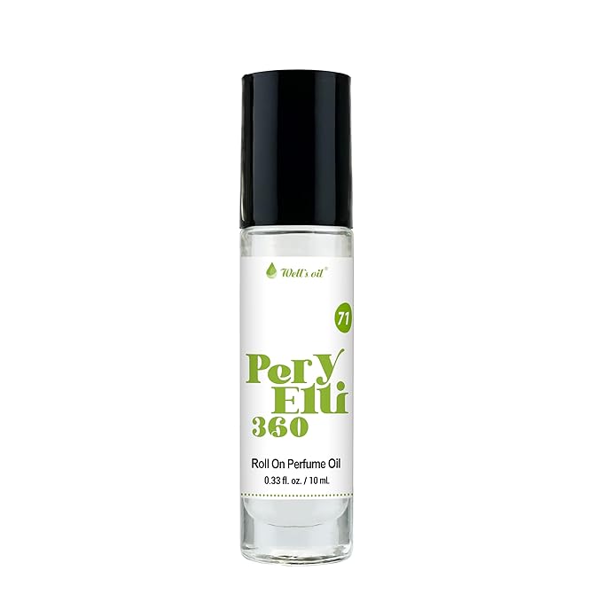 Well's Oil Roll-On Perfume Oil (Pery Elli 360) | Fruit & Wood Notes | Long-Lasting | Paraben-Free | 0.33 Fl Oz / 10 ml
