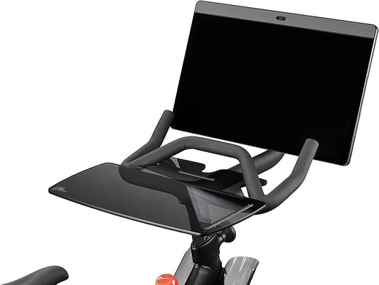 TFD The Tray+ | Compatible with Peloton Bikes+ ONLY (Dark)| Laptop Desk Tray - Premium Holder for Laptop, Tablet, Phone, Books & More - The Ultimate Peloton Accessories