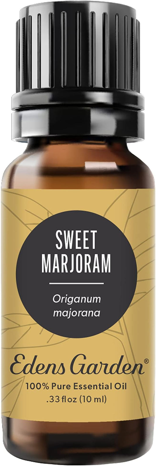 Edens Garden Sweet Marjoram Essential Oil- 100% Pure Premium Grade, Undiluted, Natural, Therapeutic, Aromatherapy, The Best for Diffuser, Candle, Humidifiers, Kid Safe 10 ml (.33 fl oz)