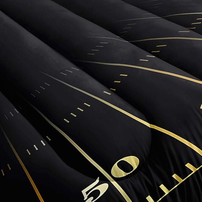 Queen Football Comforter Sets 6PCS, FootballBedding Set for Boys,Bed in a Bag with Flat Sheet and Fitted Sheet,Pillowcases,Cushions for Boys