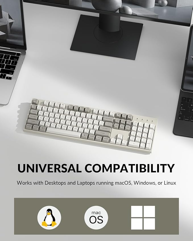 Keychron C2 Pro Wired Mechanical Keyboard with 8K Hz Polling Rate, Full Size Custom RGB Backlit Hot-Swappable, Non-Shine Through PBT Keycaps Compatible with Mac Windows Linux