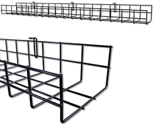 Northland Online Under Desk Cable Organizer 36 Inch Wire Tray | Under Table Cord Management Basket | Heavy Duty Steel