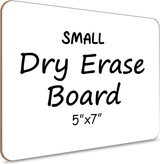 Scribbledo Small White Board Dry Erase Mini Whiteboard 5x7 Inch Small Dry Erase Board Board Dry Erase Lapboards Handheld Personal White Boards for Students Small Whiteboard Office Kitchen