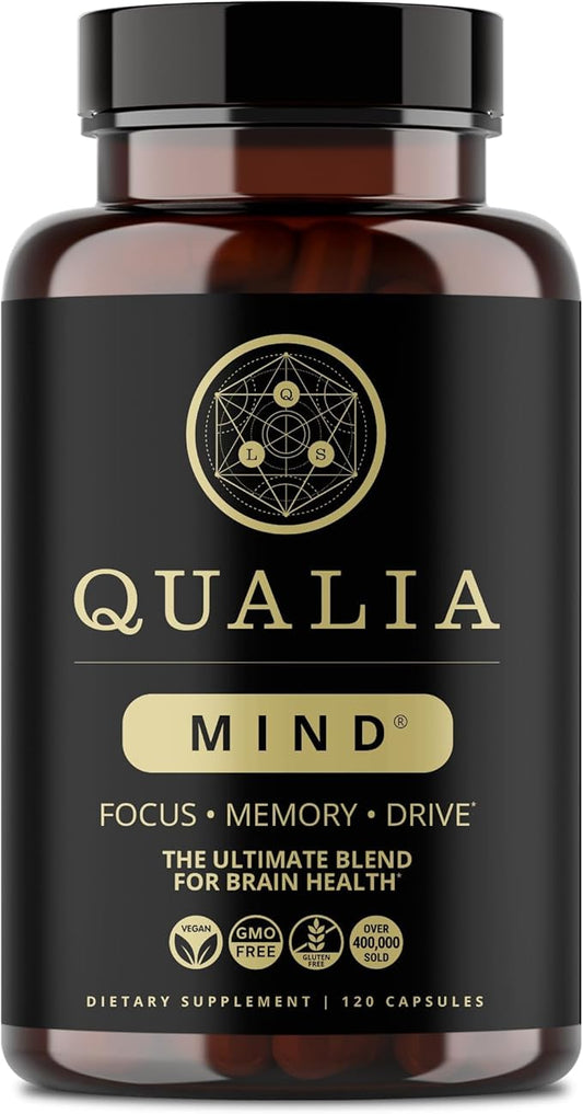 NEUROHACKER COLLECTIVE Qualia Mind | The Ultimate Blend for Brain Health* | Doctor-Formulated Nootropic to Fuel Focus & Concentration* | Supports Long Term Brain Health| Maintain Drive & Productivity