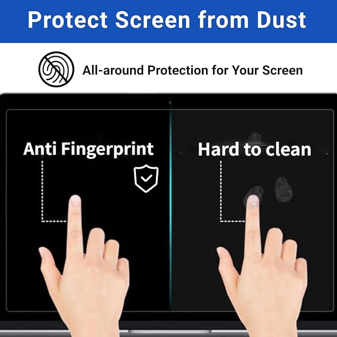 Strong Magnetic Privacy Screen Compatible with Macbook Air 15 Inch 2025 2024 2023 M2 M3 M4 A2941 A3114 A3241, Removable Screen Filter Macbook Air 15 inch Screen Protector with Camera Cover Anti Blue Light Glare