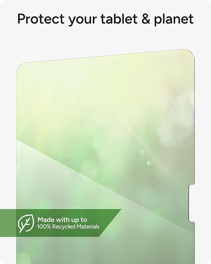 ZAGG Fusion Canvas Screen Protector for iPad 11-inch (A16) & iPad 10.9-inch (10th Gen) - Paper-like Texture, Matte, Scratch-Resistant, InvisibleShield, Anti-Glare, Easy Install