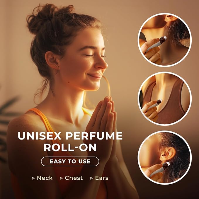 Gya Labs Sweet Orange Essential Oil Roll On For Instant Revitalization & Joyful Well-Being - 100% Pure Natural Uplifting Citrus Leak-Proof Travel Size Roller, Pre-Diluted With Carrier Oil - 0.34 fl oz