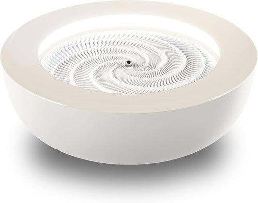 Homedics Drift Sandscape, Perpetual Motion Machine, Zen Garden, Meditation Accessories, Decorative Sandscape, Bluetooth, iOS, Android, by Homedics (21 Inch (Large), Cream)