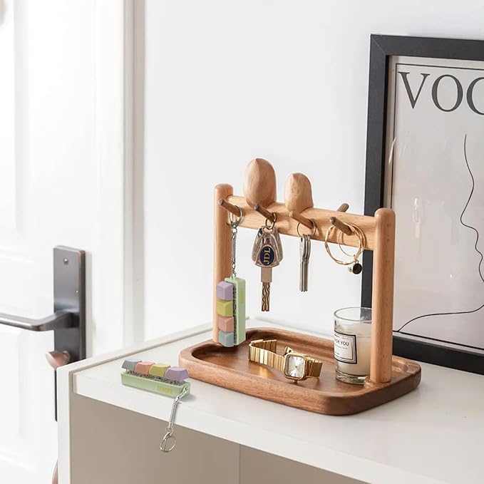 Keyboard Fidget Toy, Finger Fidget Clicker Keychain Accessories Autism Sensory Toys Stress Relief for Adults (Four Colors)