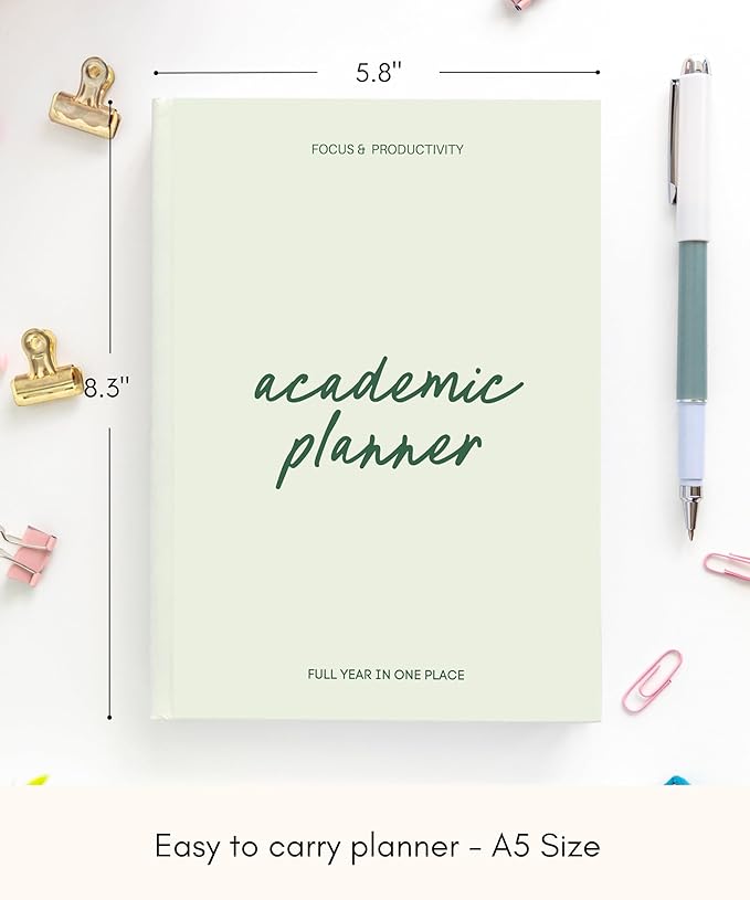 Lamare Academic Planner 2025-2026 – Undated Weekly College Student Planner 2025-2026 For Homeschool, High School, College & Nursing Students