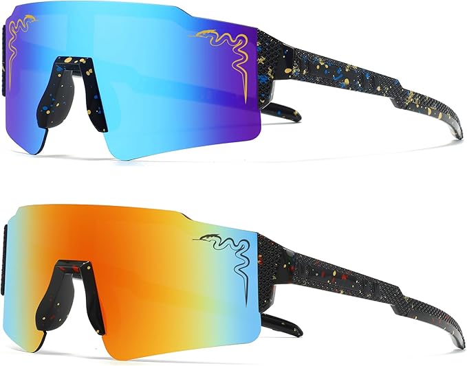 1/2/3 pcs Youth Baseball Glasses Boys Girls UV400 Kids Teen Sunglasses Child Young Men Women Football Eyewear