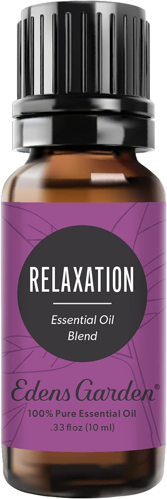 Edens Garden Relaxation Essential Oil Blend- 100% Pure Premium Grade, Undiluted, Natural, Therapeutic, Aromatherapy, The Best for Diffusing, Skin, Candle, Humidifiers 10 ml (.33 fl oz)