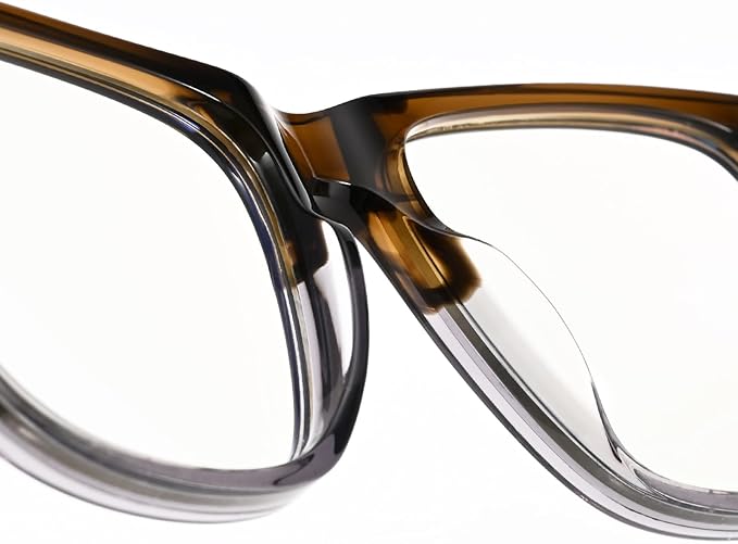 Dollger Fashionable Square Transparent Lenses Blue Light Blocking Glasses for Women Men - Computer Glasses for Stylish Women