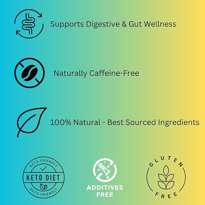 Gut Balance Herbal Tea – Gut Wellness Herbal Blend | Caffeine-Free Tea to Support Digestive Comfort, Gut Health & Daily Wellness