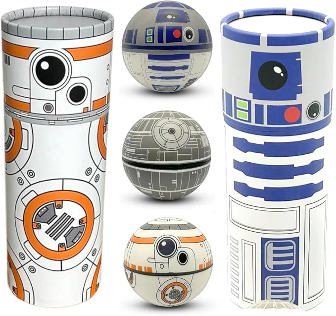 Squishy Balls 2 Packs- Pop Fidget Toy for Kids and Adults, Stress Ball Use for Play/Decor/Improve Concentation and Focus [Mediume Soft] Pack of 2-6 Balls (Blue and Orange)