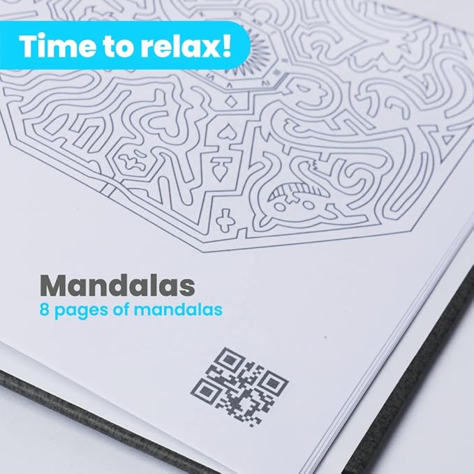 Executive Dotted Luxury Hard Cover | 190 Pages | 100g | Eco-Friendly Smart Note-Taking | Free App for Digital Note-Taking and Organization | RED